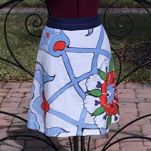 FLOREAT Medallion Floral Skirt - Sz 4